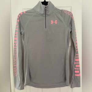 NWT Under Armour 1/4 zip pullover - Youth large